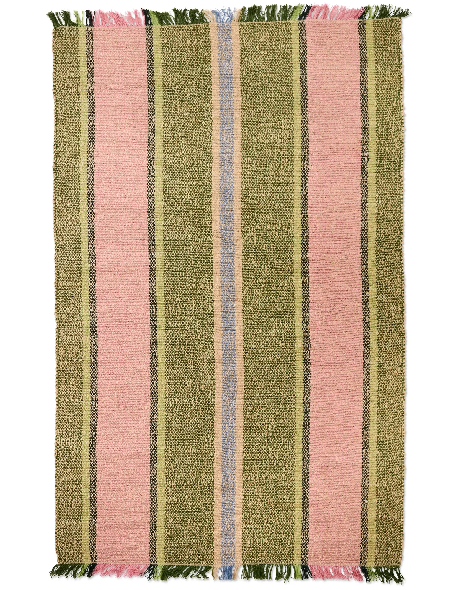Cactus Stripe Jute Rug