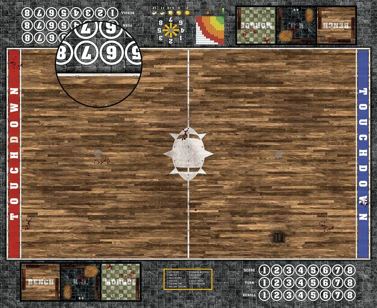 Mats by Mars: Tavern Fantasy Football Play Mat / Pitch