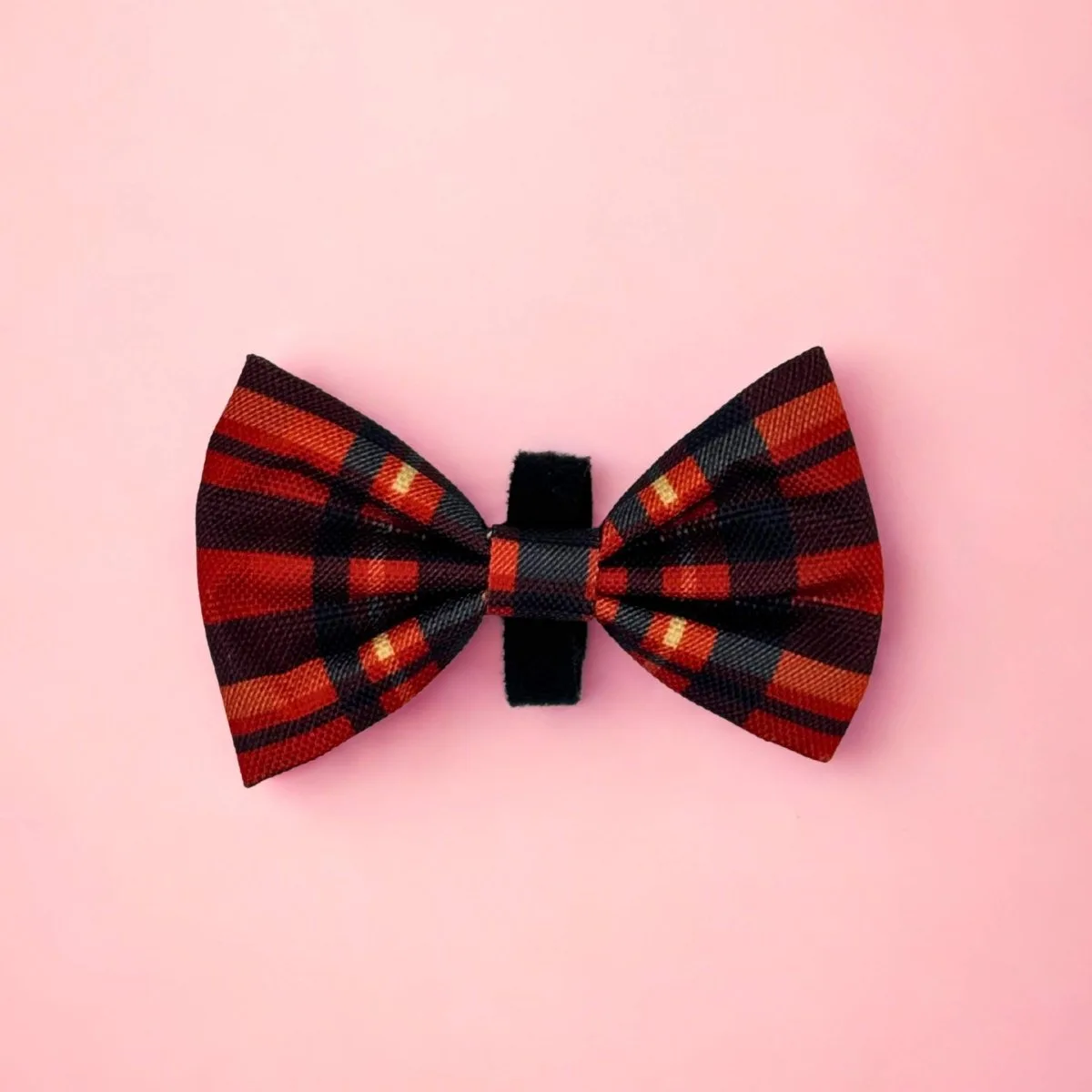 Dog Bow Tie - Red Tartan
