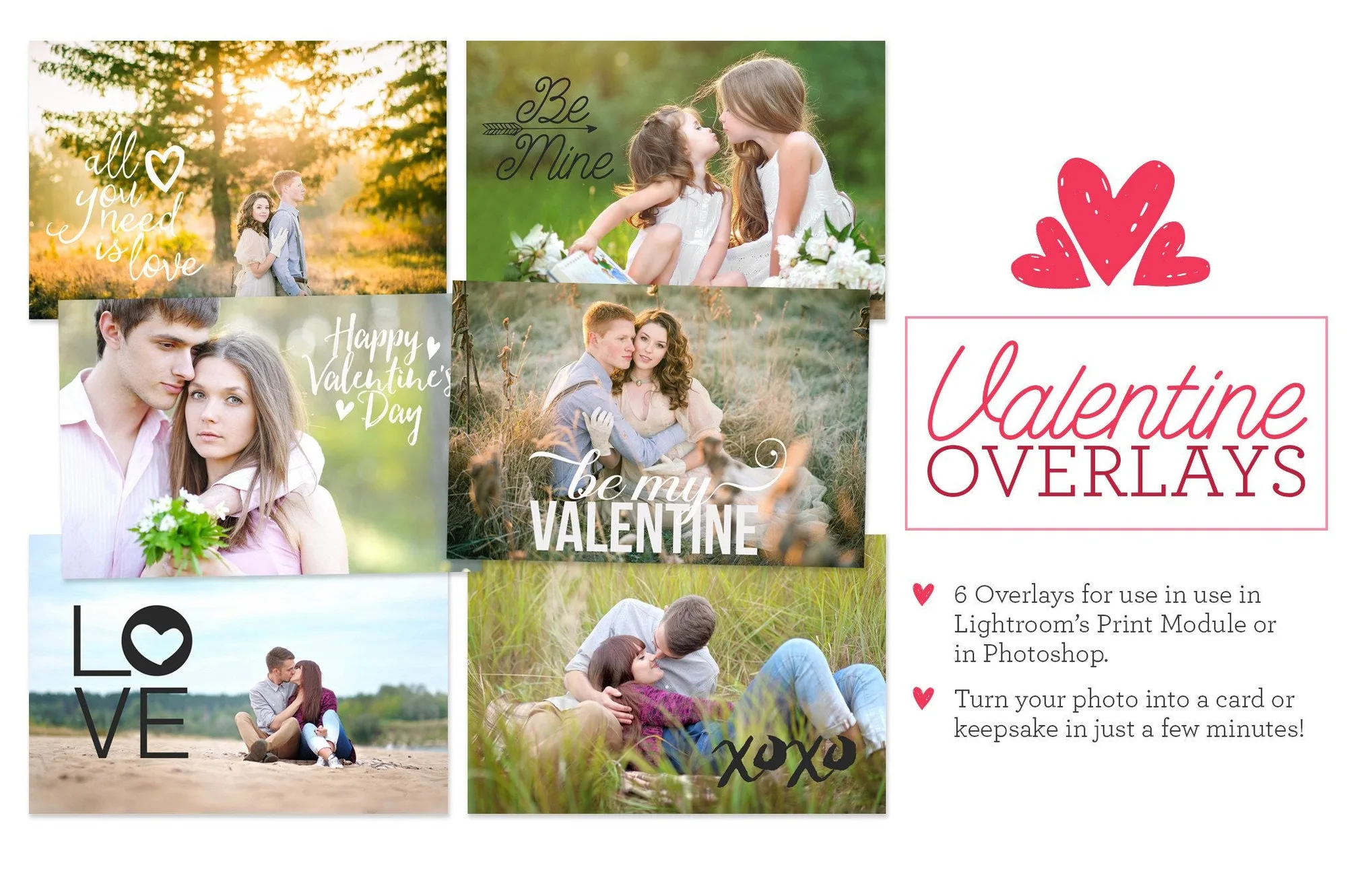 Valentine's Day Overlays for Lightroom: Easy Edits