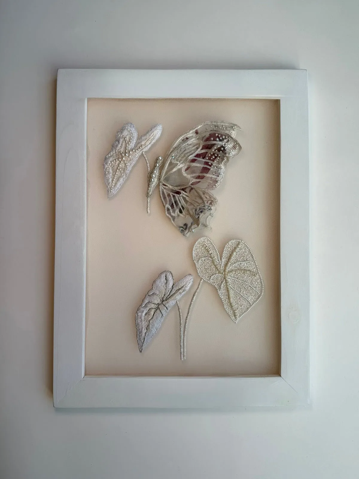 Embroidery No. 041 - Signed & Numbered Framed Couture Embroidery