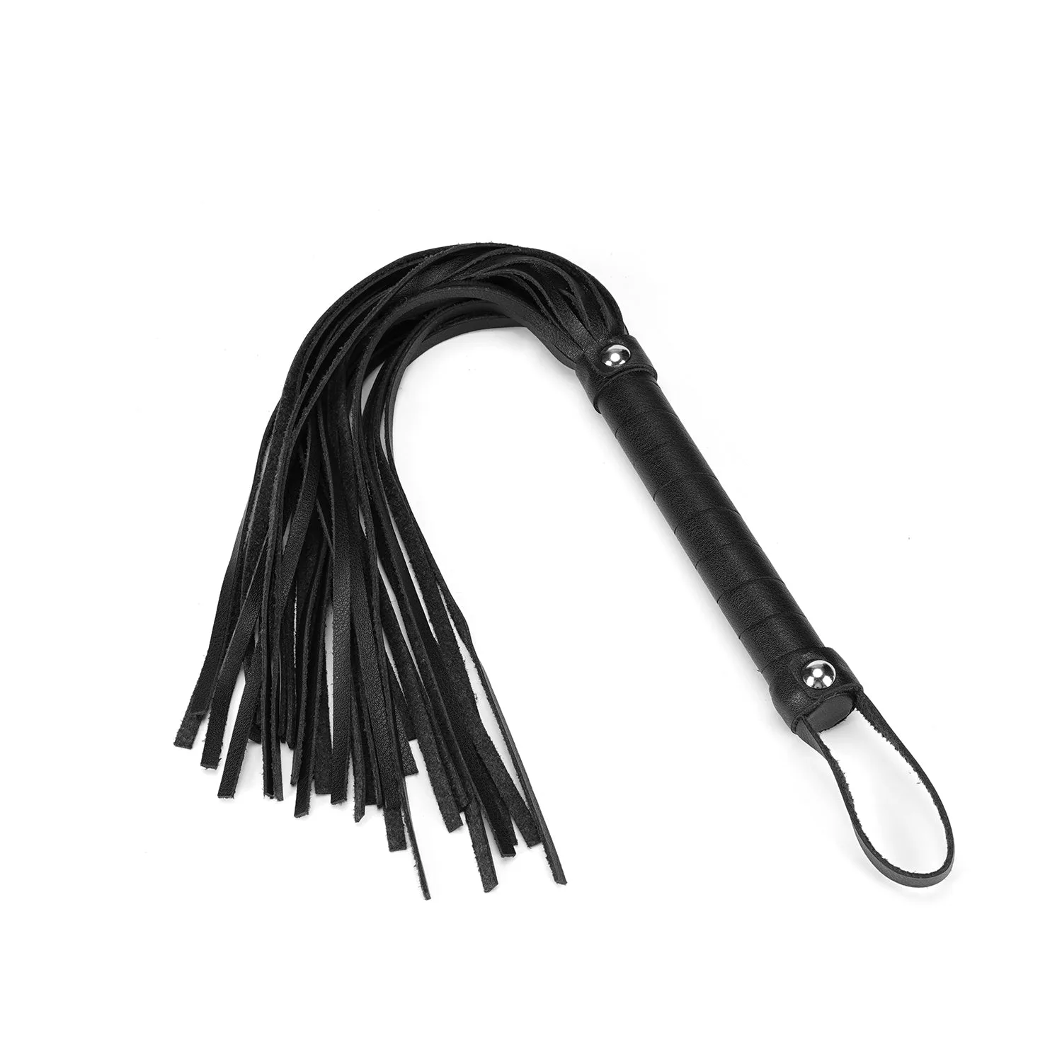 Black Bond: Látigo de cuero tipo flogger