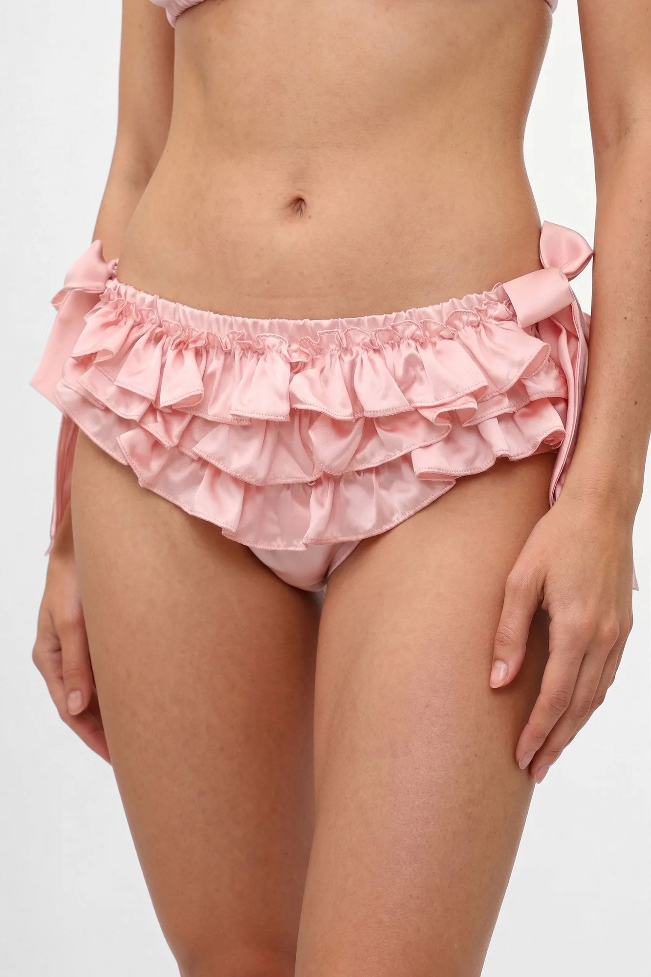 Silk ruffled panties