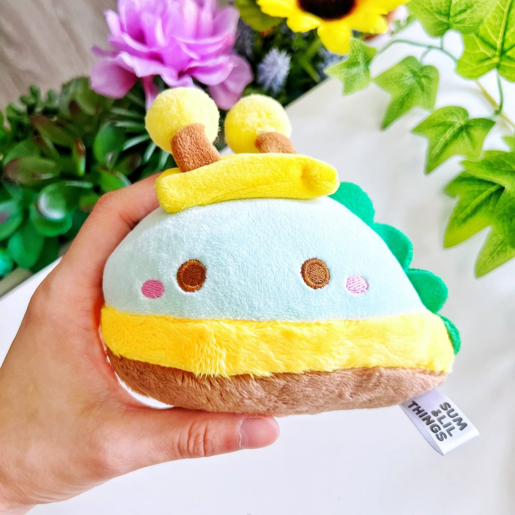 Peluche de dinossauro Bee Nohnoh: adorável companheiro de secretária