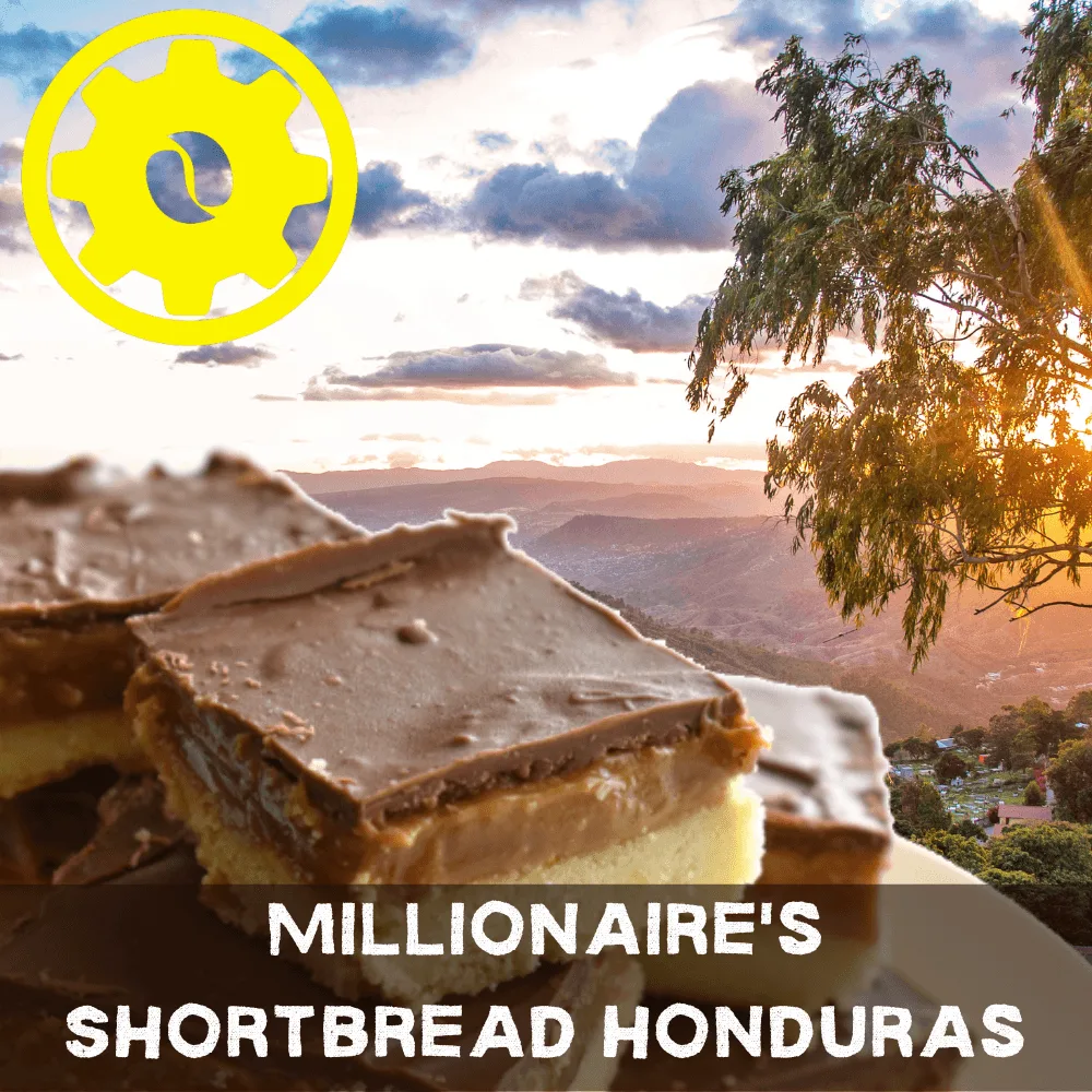 طريقة تحضير قهوة Millionaires Shortbread من هندوراس