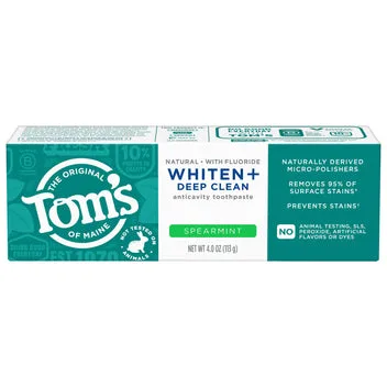 Pasta de dentes natural de hortelã-pimenta com branqueamento profundo Whiten Plus