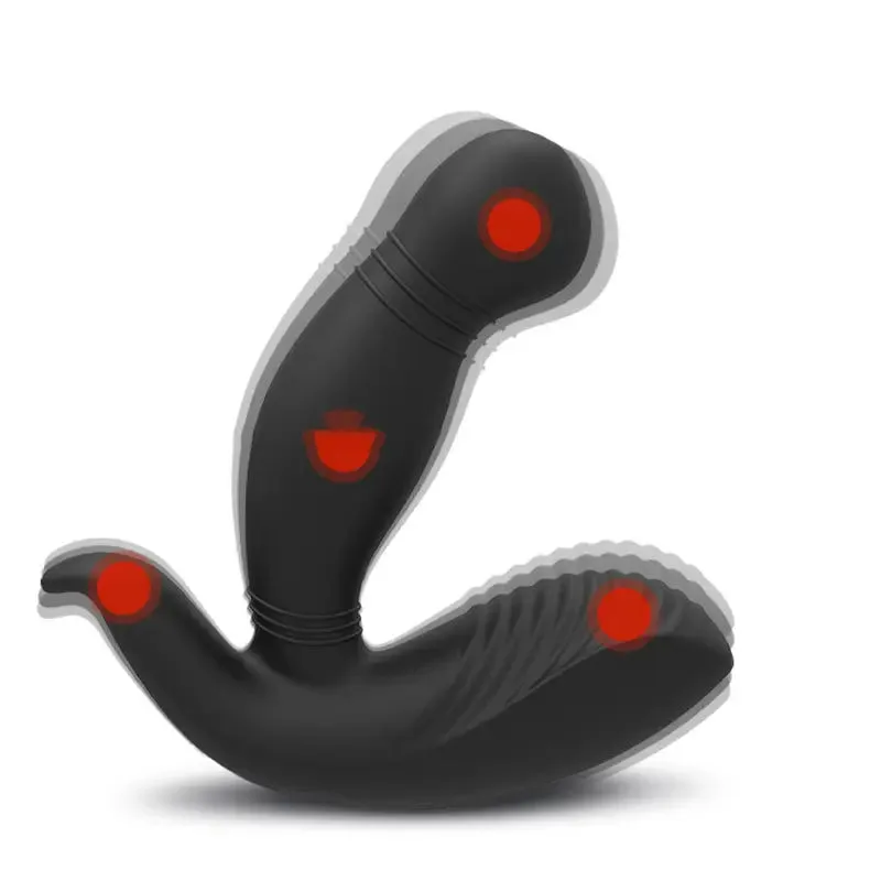 Rechargeable Anal Plug Vibrator With 10 Thrusting Modes Prostate Massage
