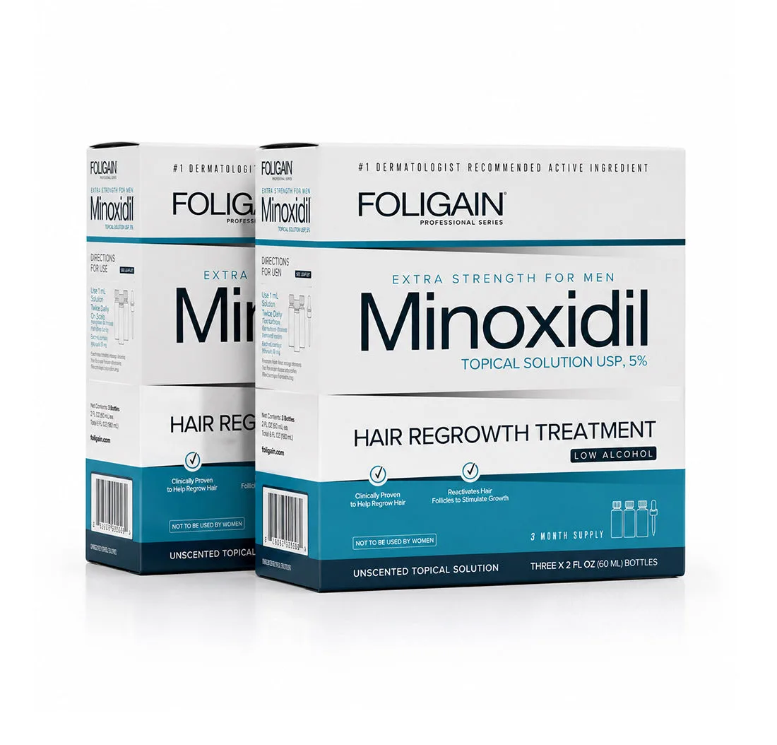 Sådan bruger du FOLIGAIN hår- og hovedbundsrullen med Minoxidil
