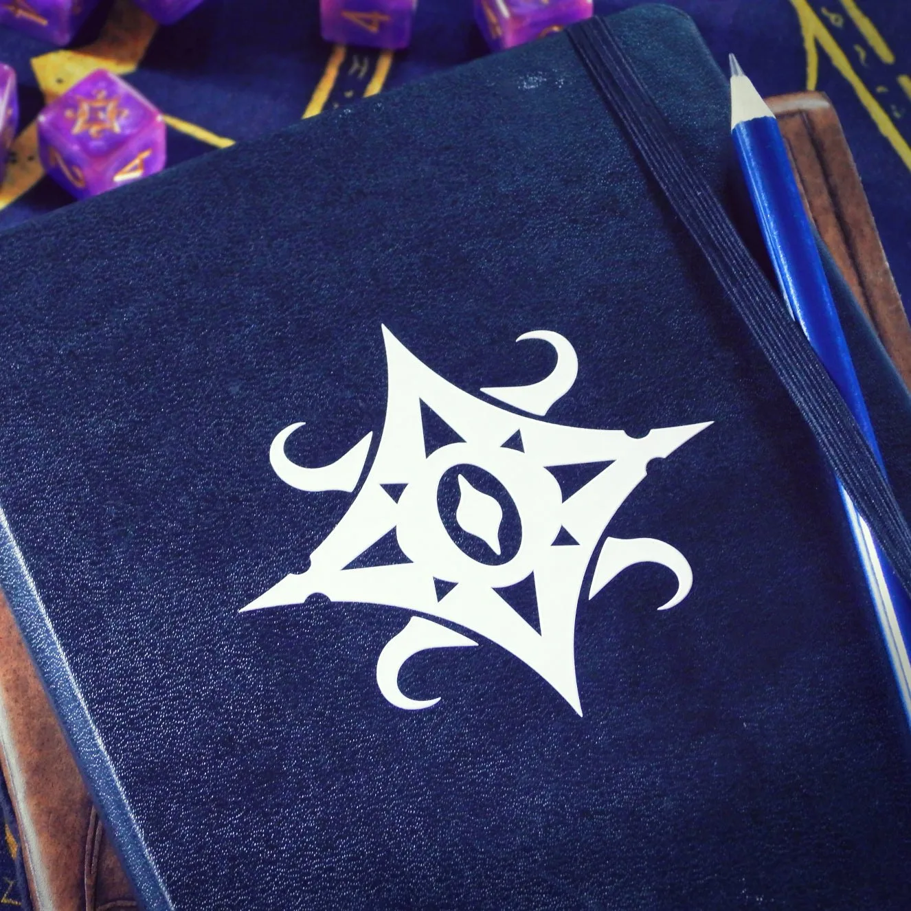 Star of Azathoth Decal Sticker - White Vinyl Decal