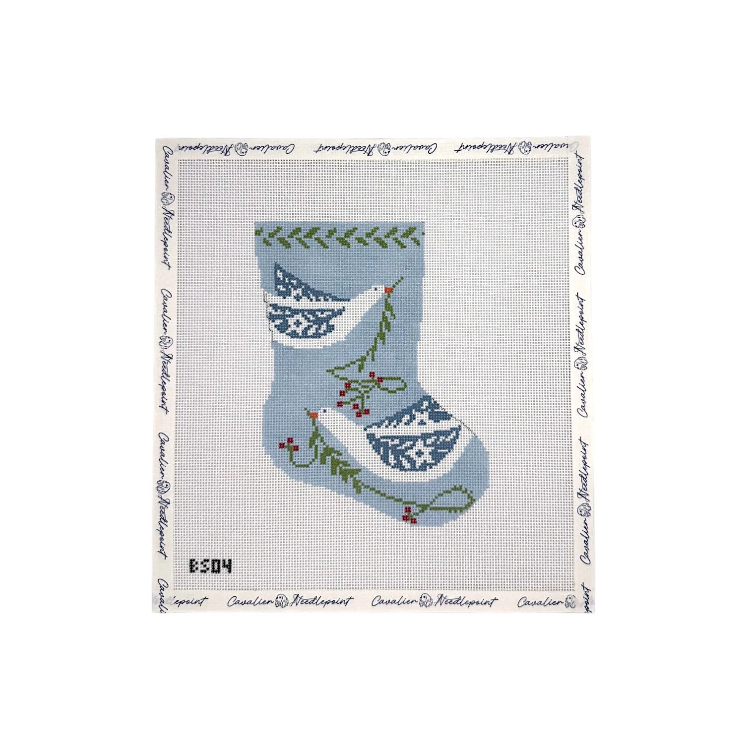 Peace Birds on Blue Ornament Size Bauble Stocking