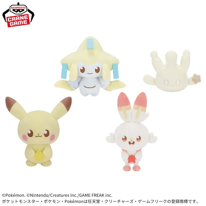 Pokemon Pikachu Jirachi Scorbunny Milcery PokePeace Peluche
