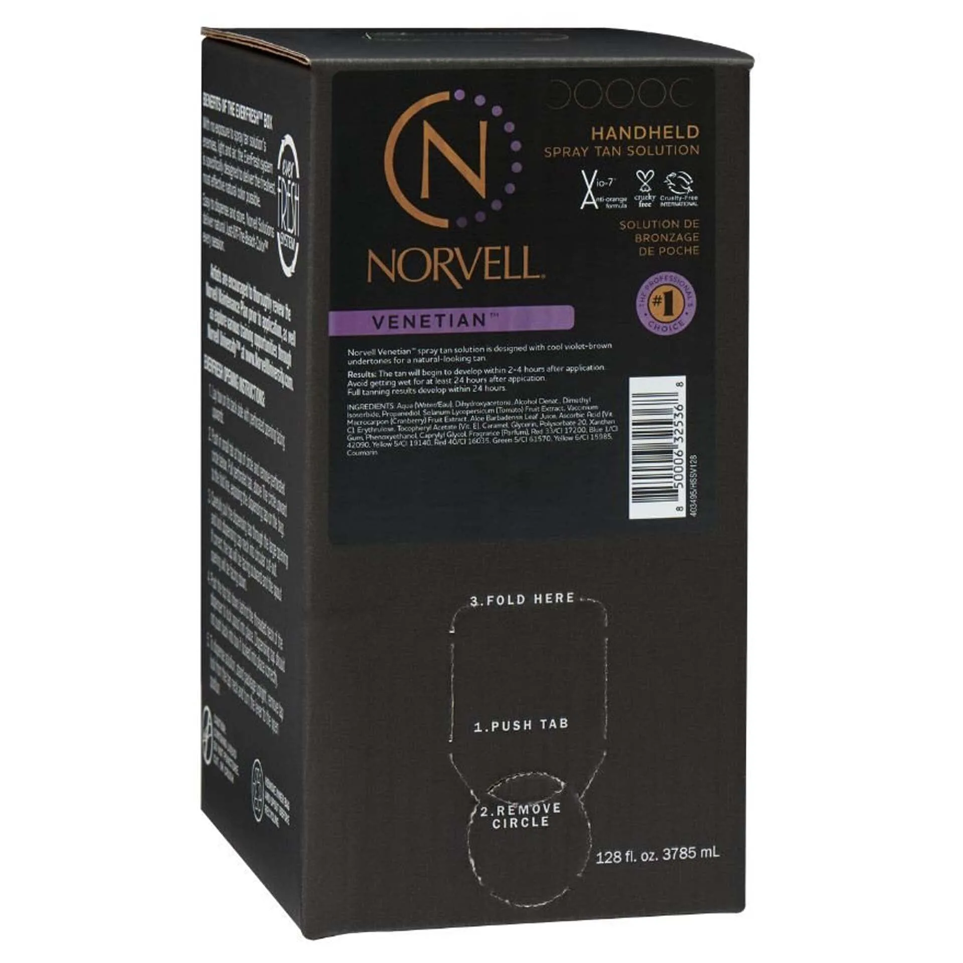 Norvell Venetian 무선탠 솔루션 128oz EverFresh 박스