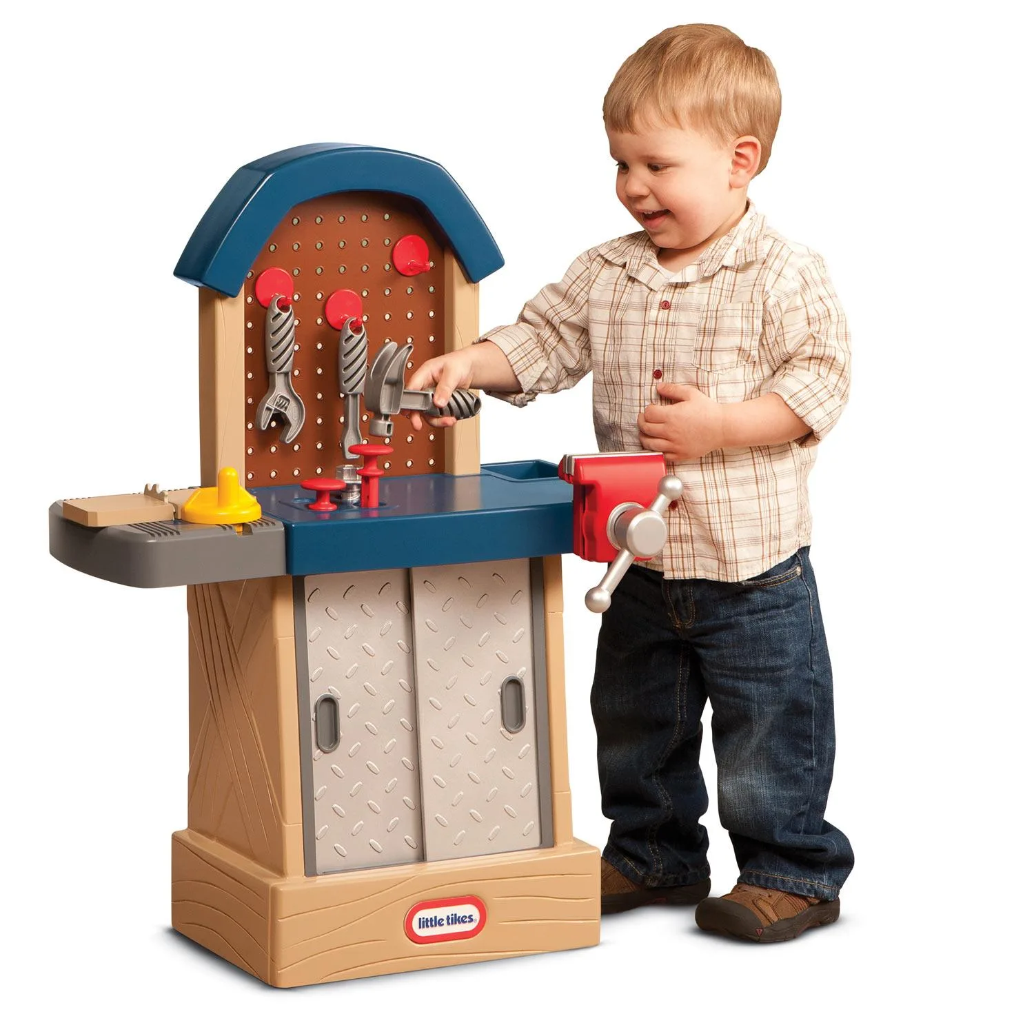 So richten Sie eine Little Tikes Werkbank für Spiel ein