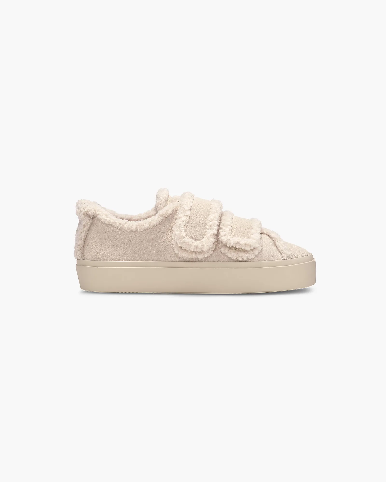 Shearling Low Velcro Pastelle