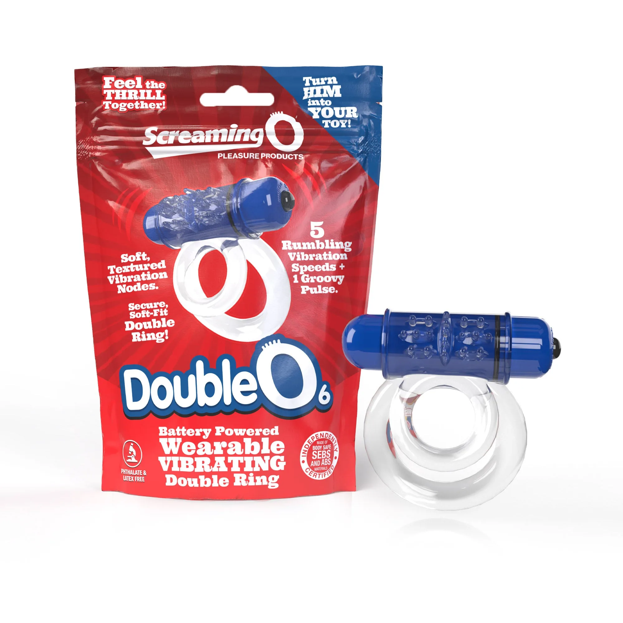 Screaming O® 4B - Deep Rumbling DoubleO® 6 Vibrationsring