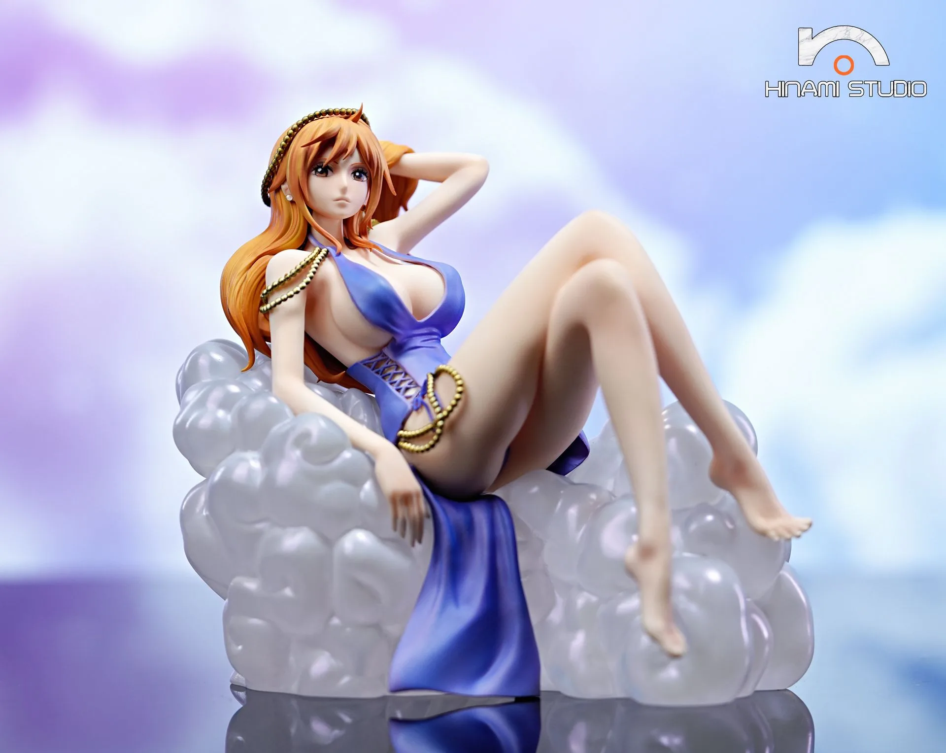 Sitting Zou Arc Nami - ONE PIECE Statue - HINAMI Studio