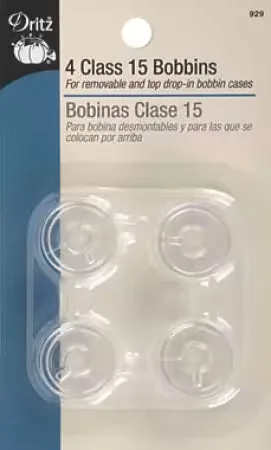 Bobbin Plastic Class 15 4ct