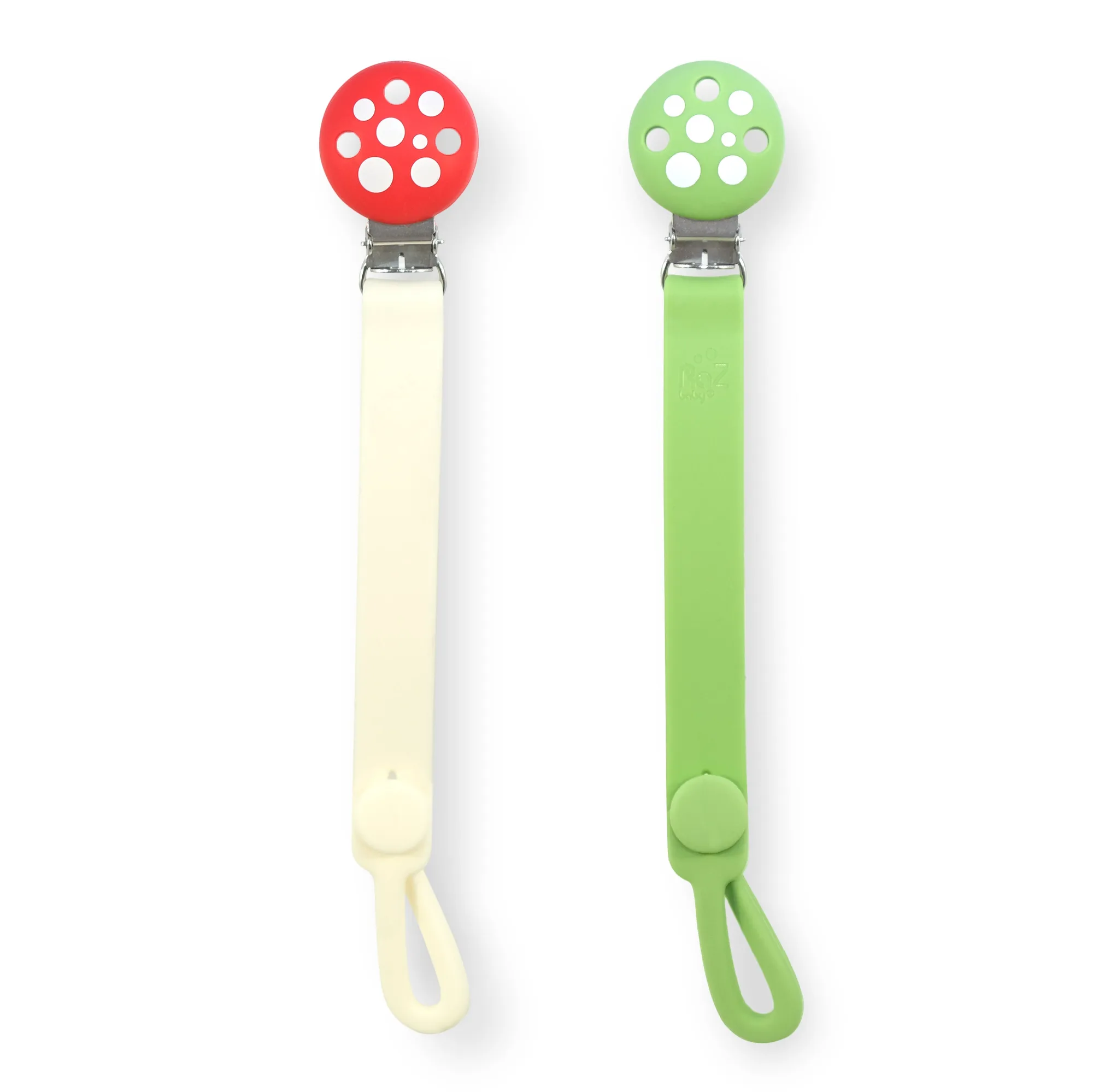 How to Use the Chompy Silicone Paci/Teether Holder 2PK