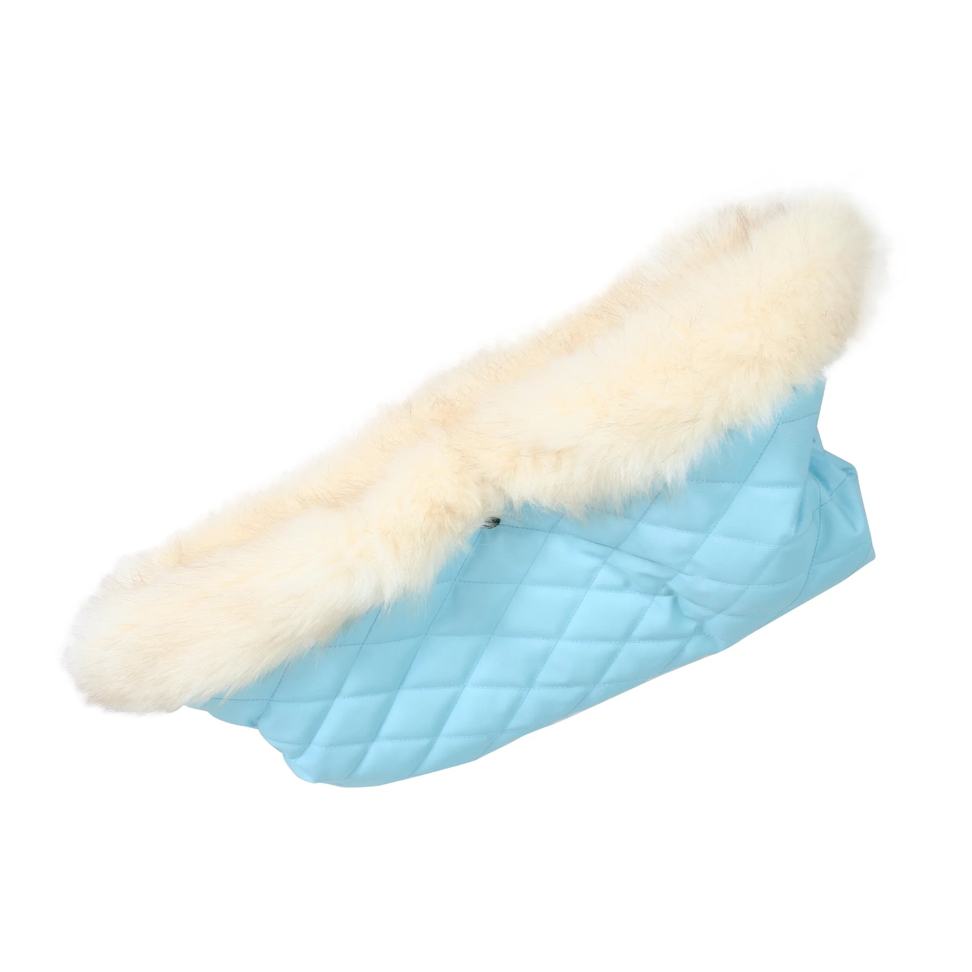 Fur Handmuff Keeps Baby Warm All Winter