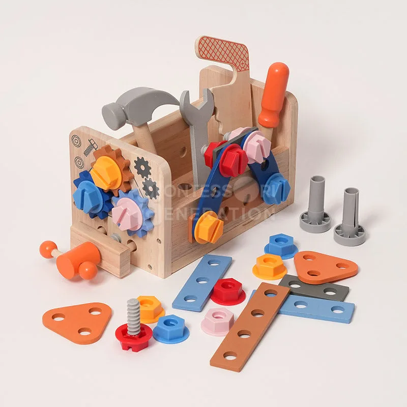 Taller de madera Montessori: habilidades que gana tu hijo