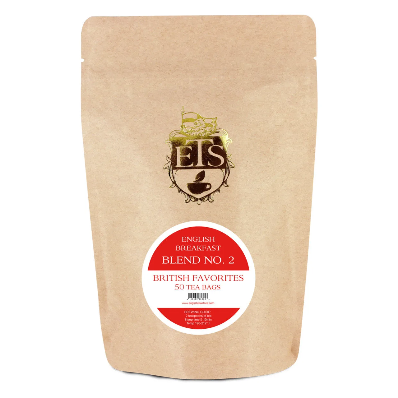 English Breakfast Blend No. 2 Tea - Tea Bags