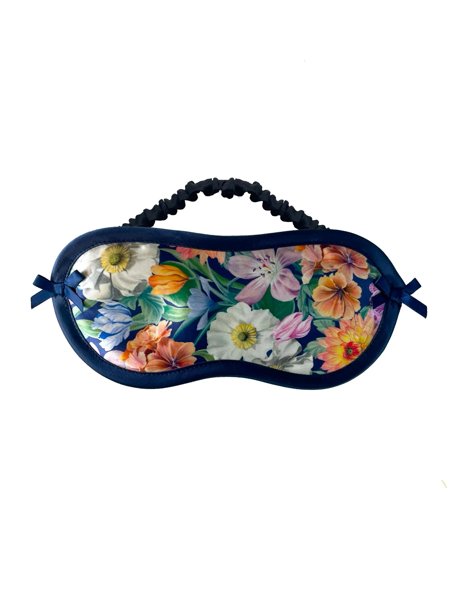 Melody Bloom Navy Eye Mask
