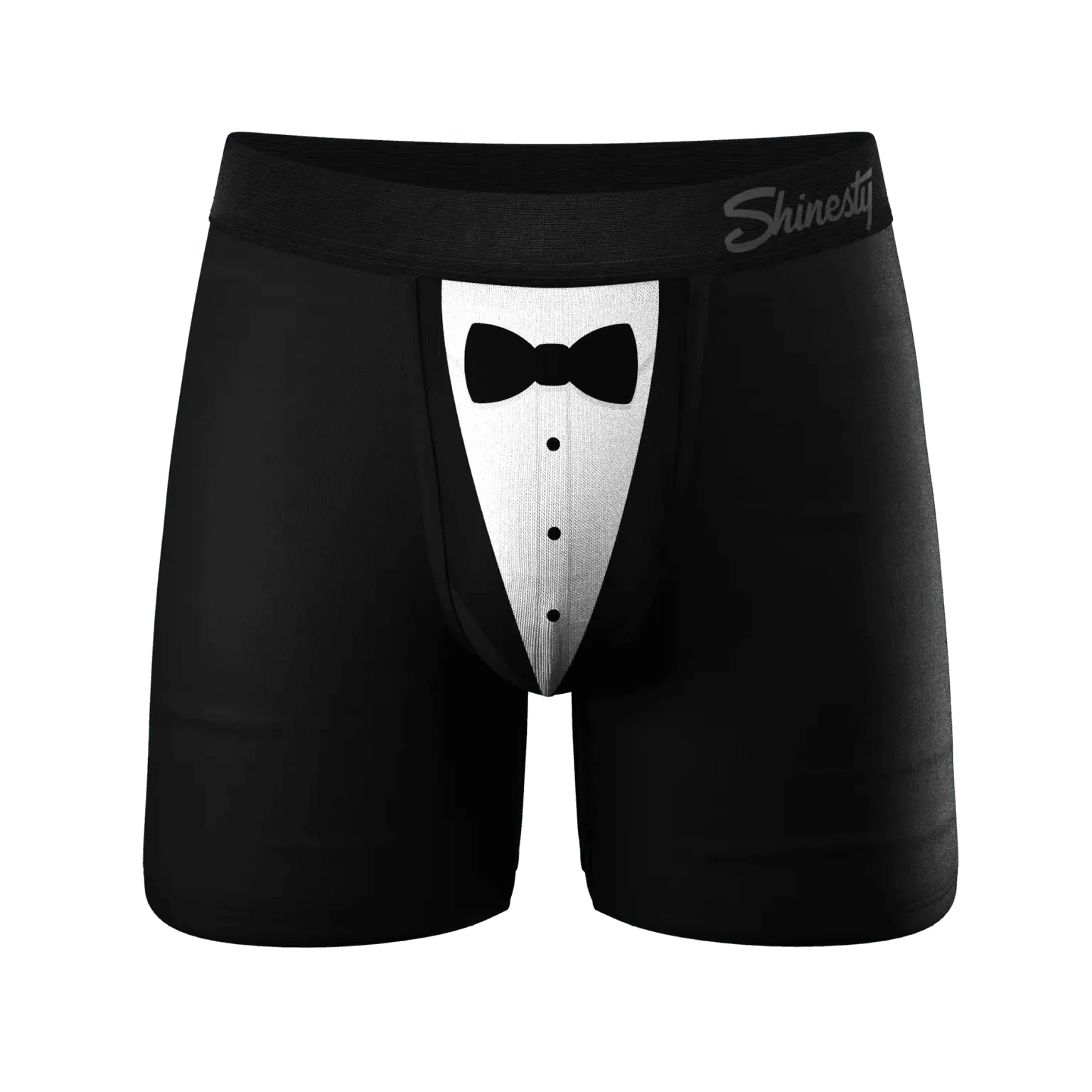 Shinesty Black Tuxedo Ball Hammock® Boxers