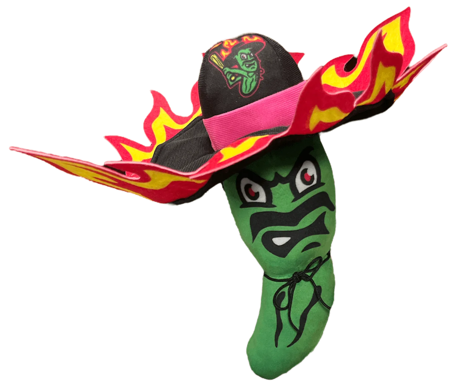 Los Pepinillos Picantes del Norte Spicy Pickle Mascot Doll