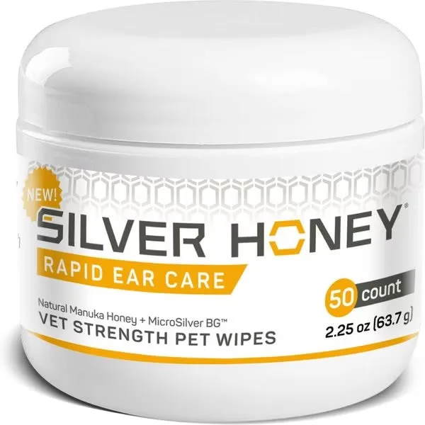 Tratamiento de oídos Silver Honey frente a otras soluciones para perros