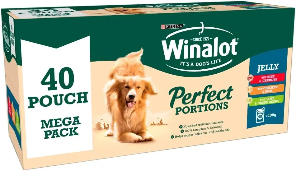 Winalot Perfect Portions In Jelly 40 x 100g