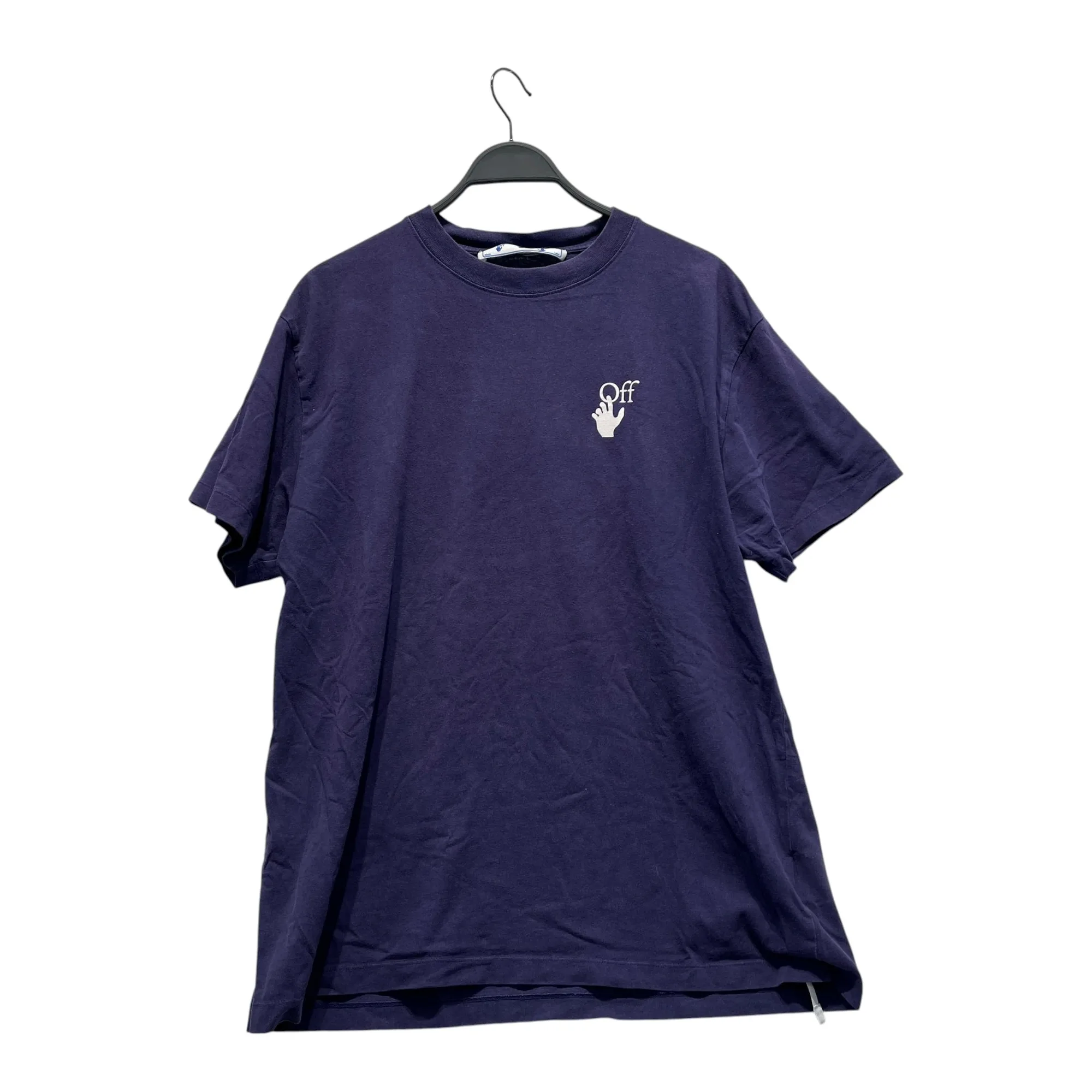 OFF-WHITE/T-Shirt/XS/Cotton/PPL/Graphic/HALF TONE MARKER TSHIRT