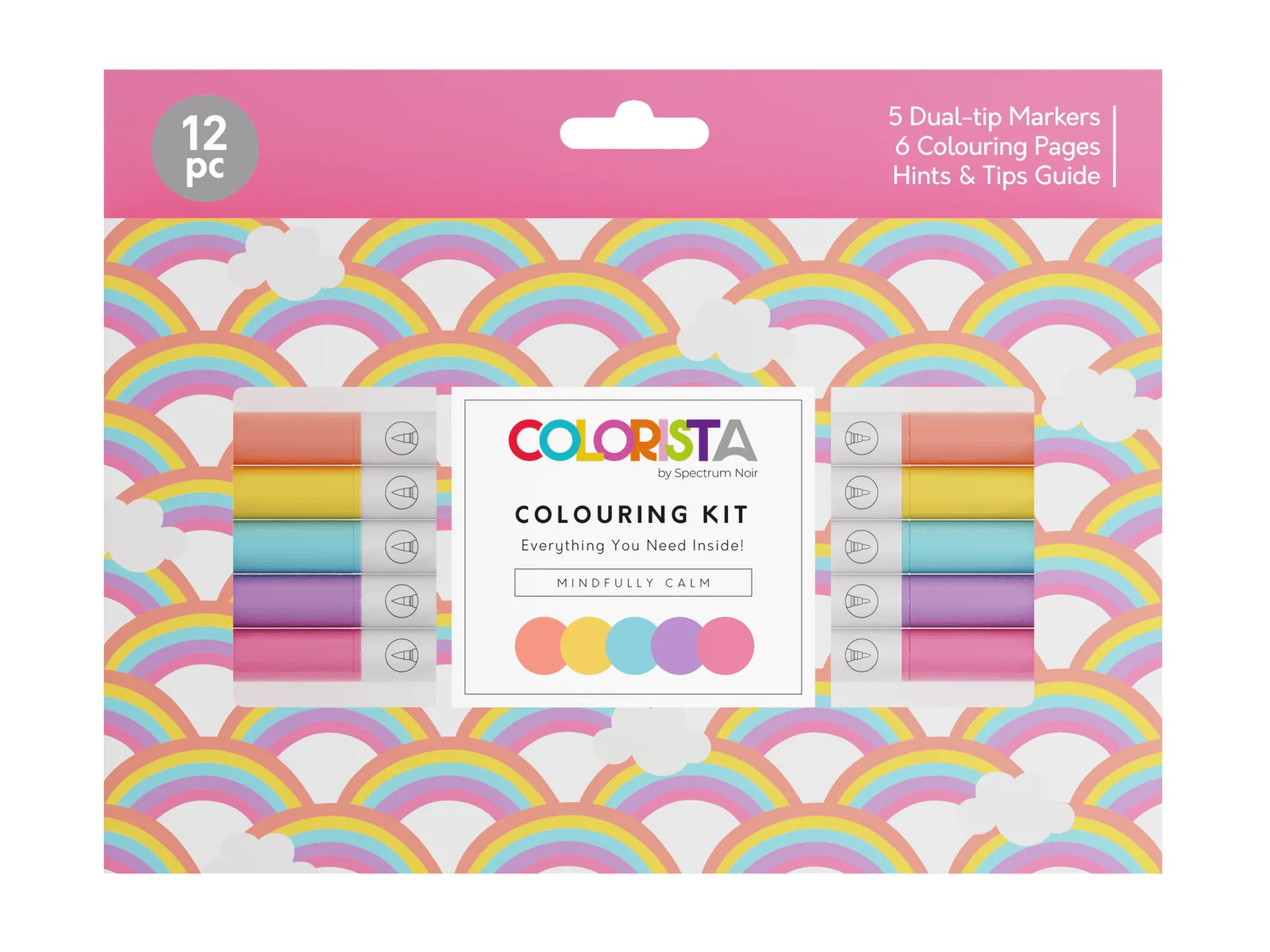 Colorista - Colouring Kit - Mindfully Calm 12pc