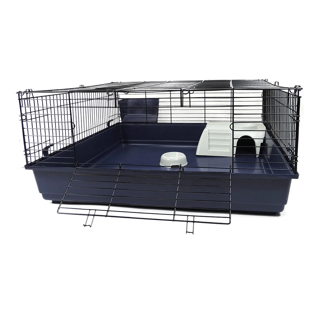 Jaula para conejo y cobaya 100 cm – Recinto cuadrado de interior | Little Friends
