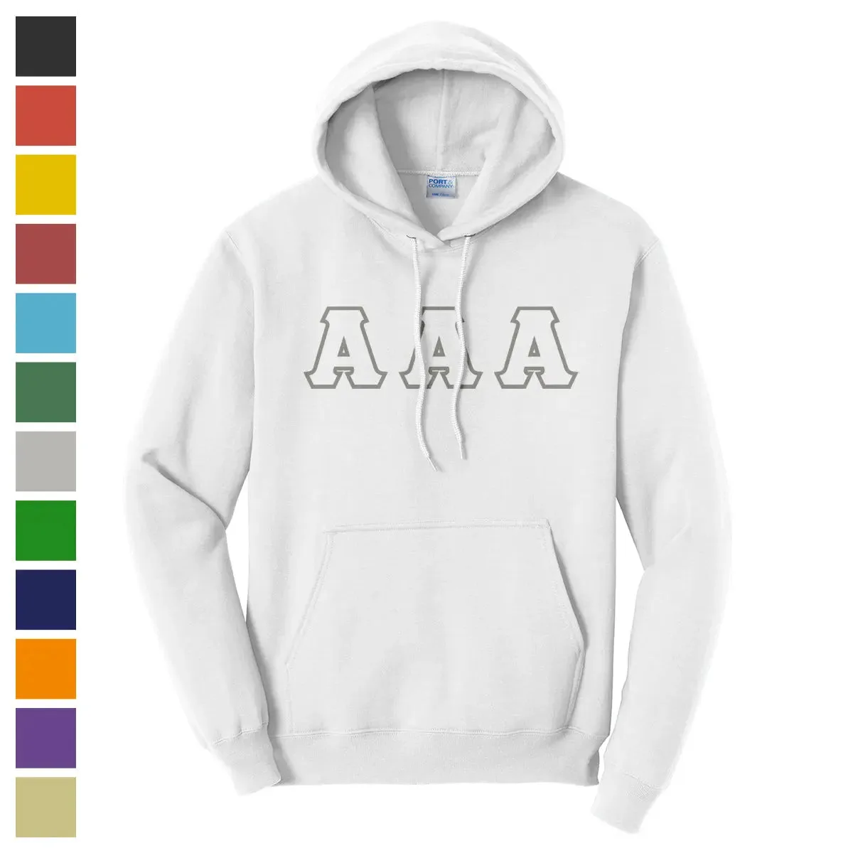 Cómo elegir tus propios colores en una sudadera Kappa Sig