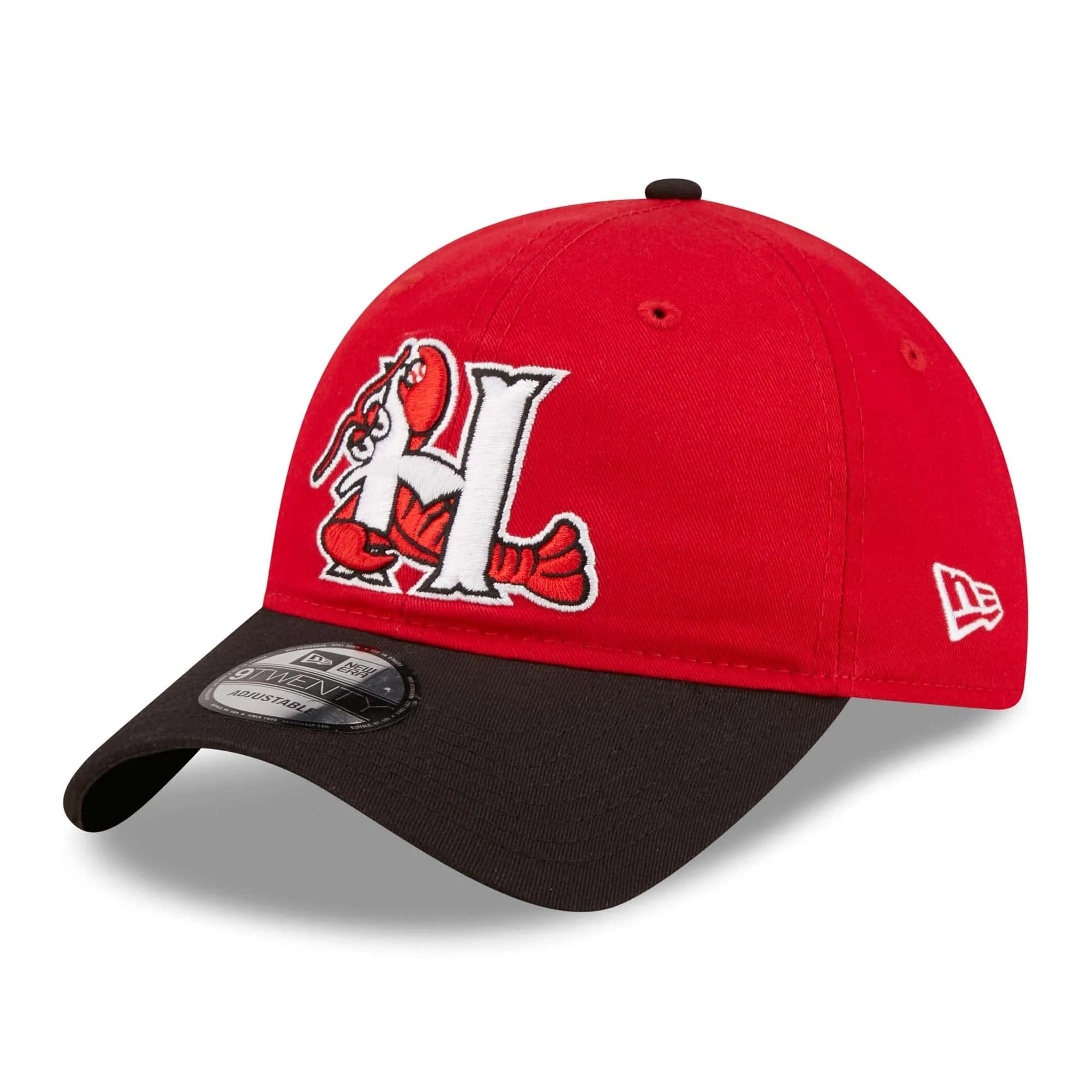 Hickory Crawdads New Era Home 9Twenty Cap, verstellbar