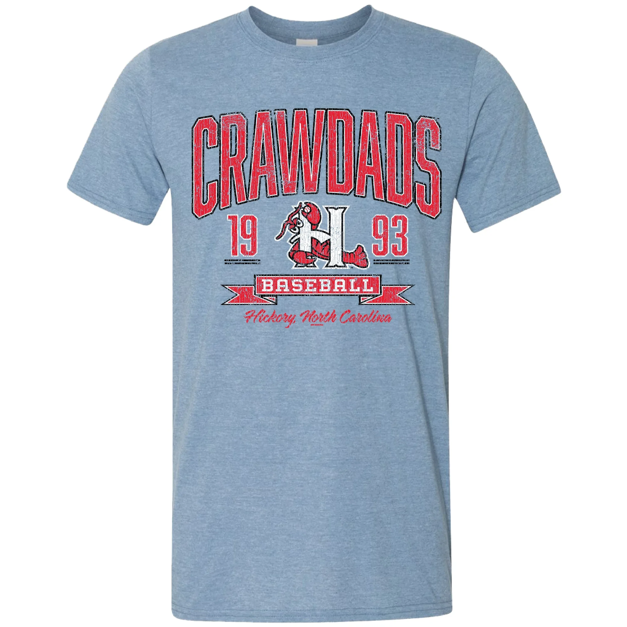 Hickory Crawdads Chucky Tee: Softstyle Fabric Guide