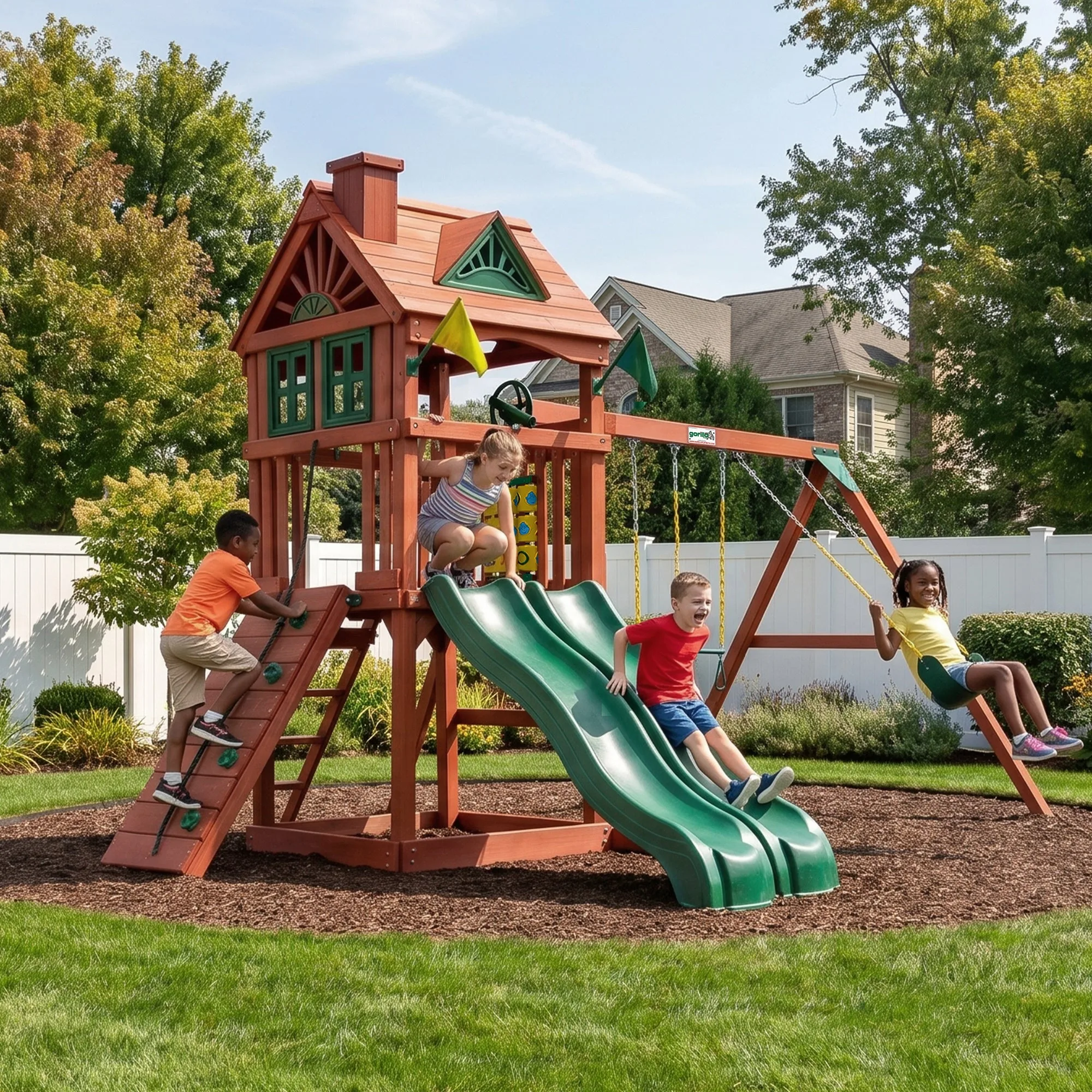 Double Down Swing Set