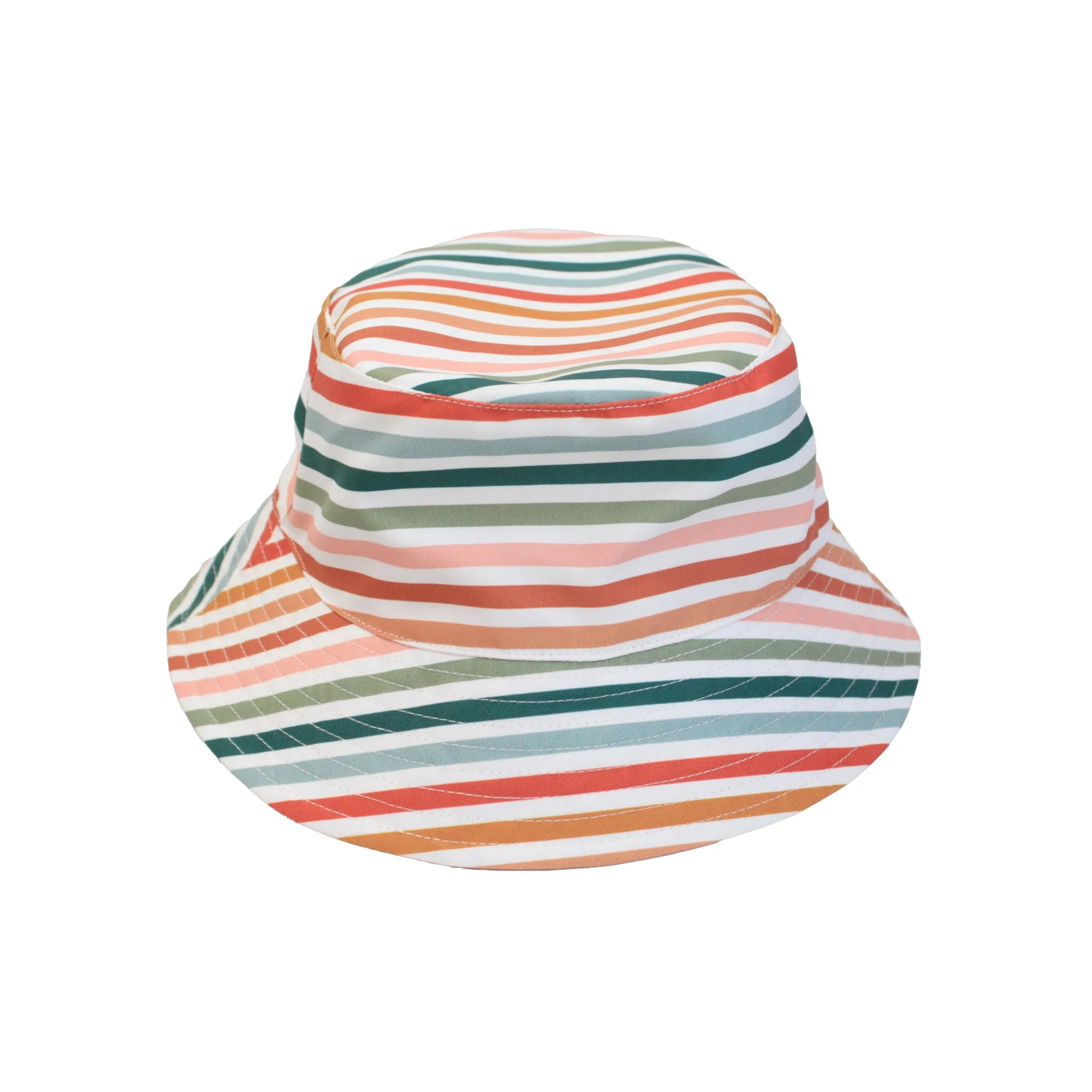 Sunset Stripes Reversible Bucket Hat