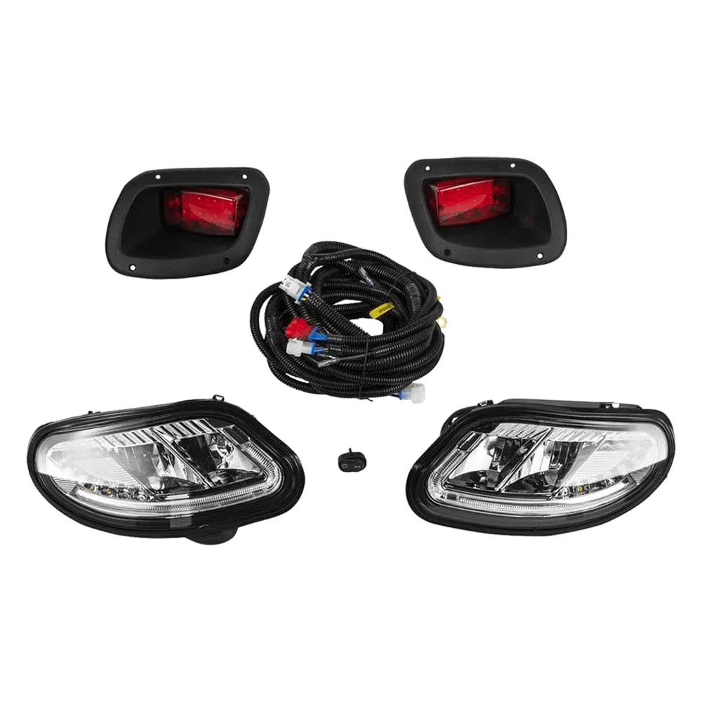 Kit lumineux EZGO TXT : Comparaison basique vs deluxe