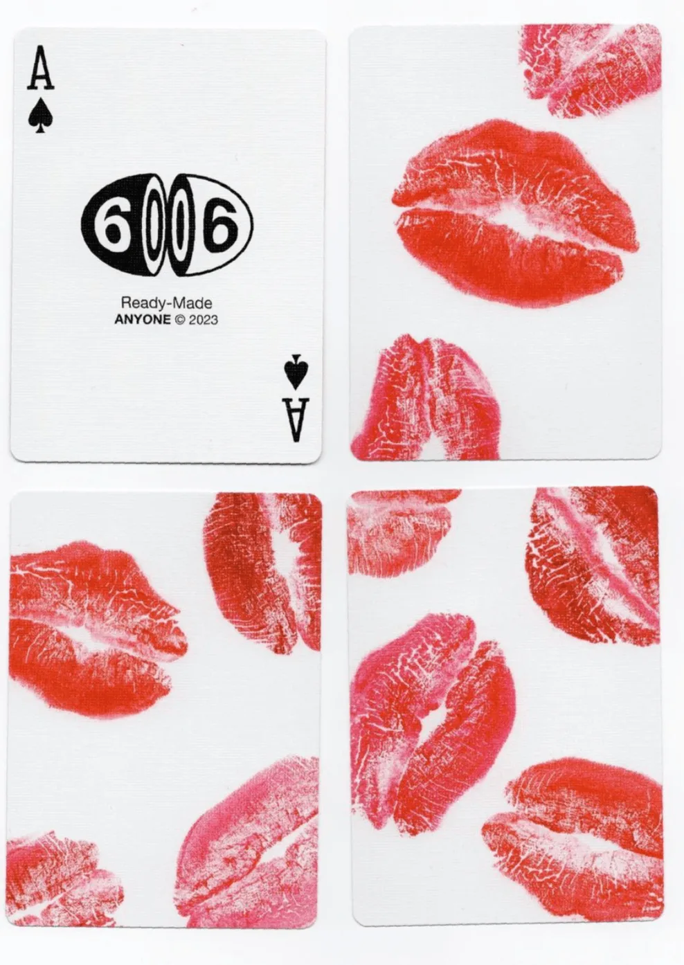 ANYONE READY MADE KISS PLAYING CARDS