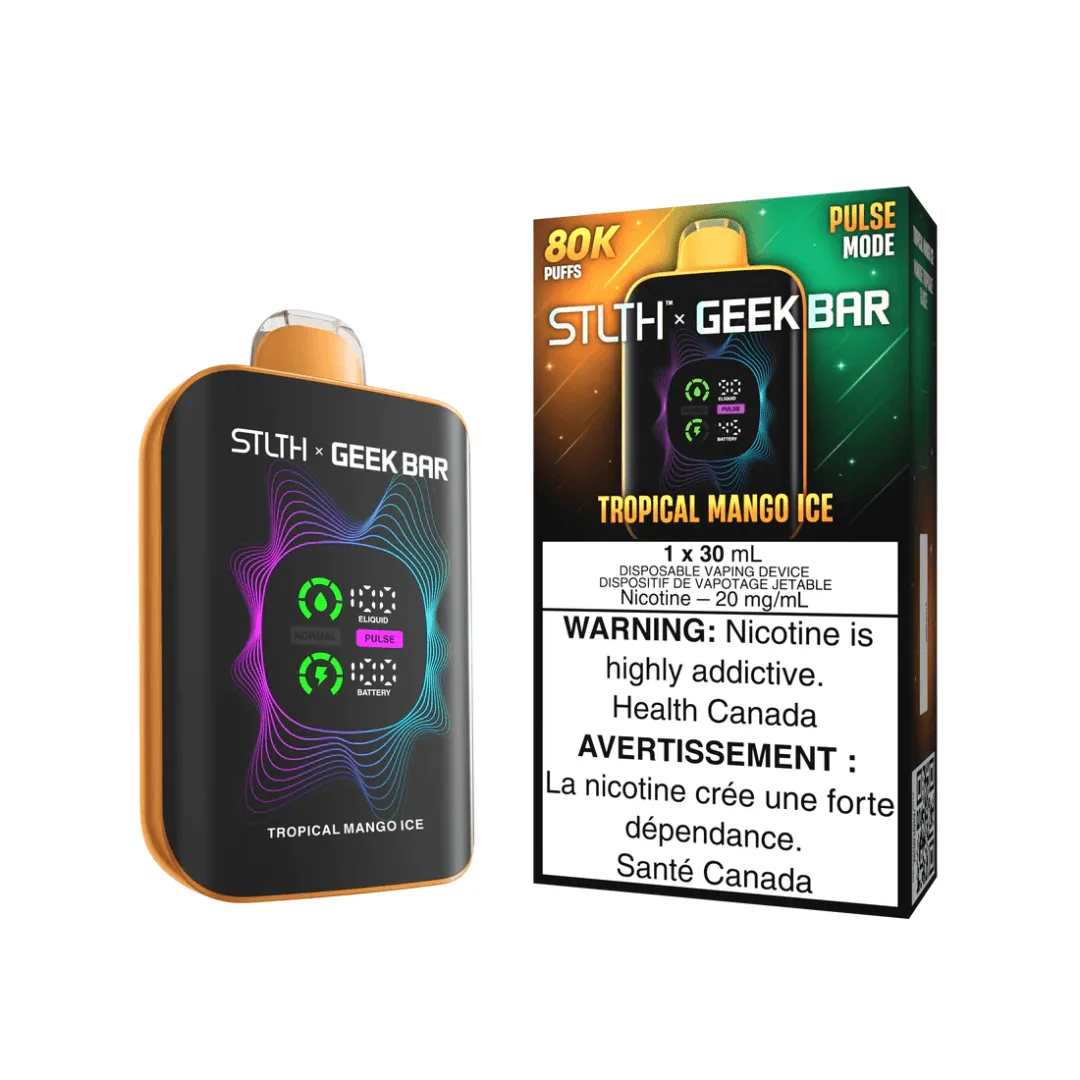 STLTH x Geek Bar 80K Disposable Vape – Tropical Mango Ice