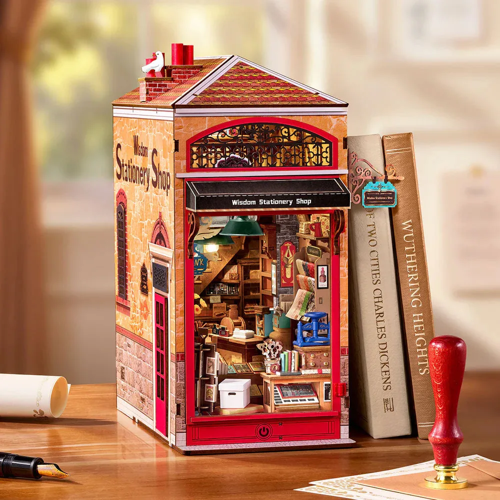 Rolife Wisdom Papirhandel DIY Bog Nook