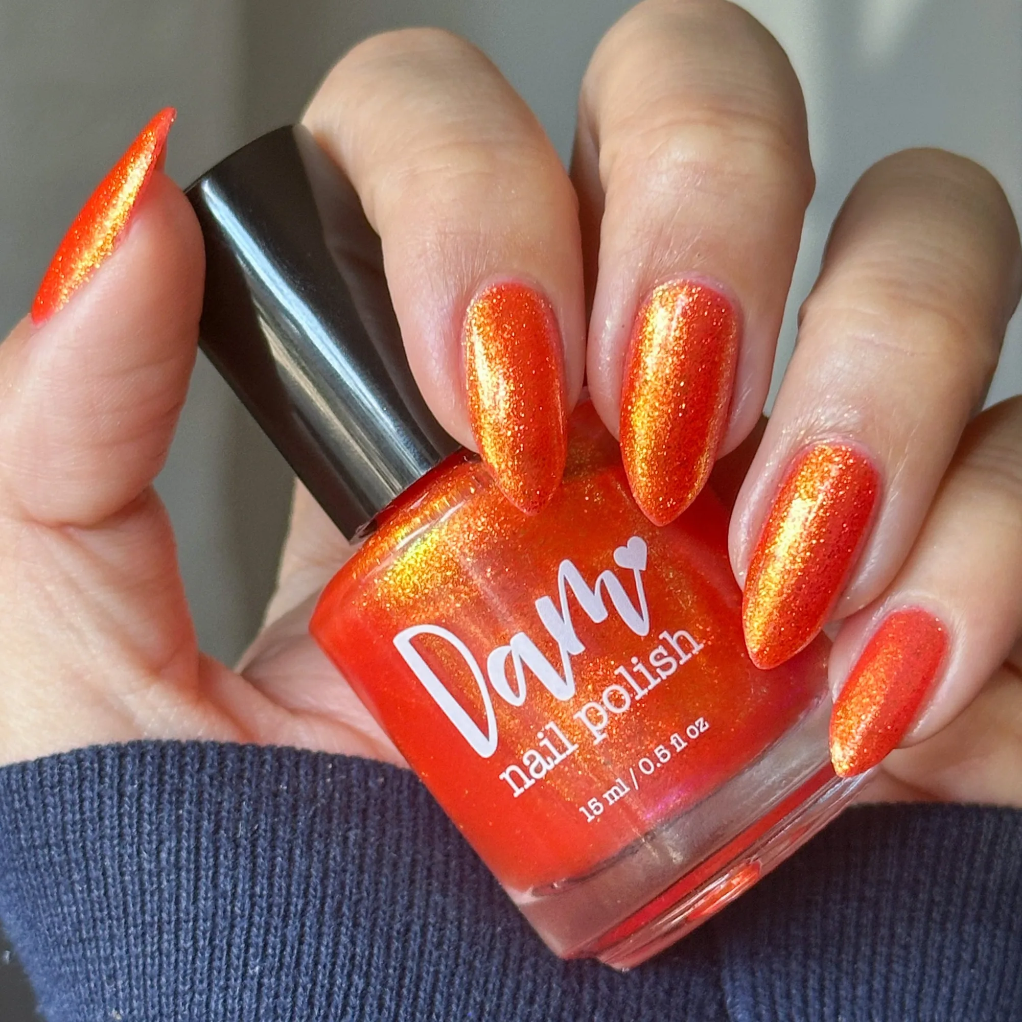 Creep - Orange Shimmer Nail Polish - Bonus Track Collection