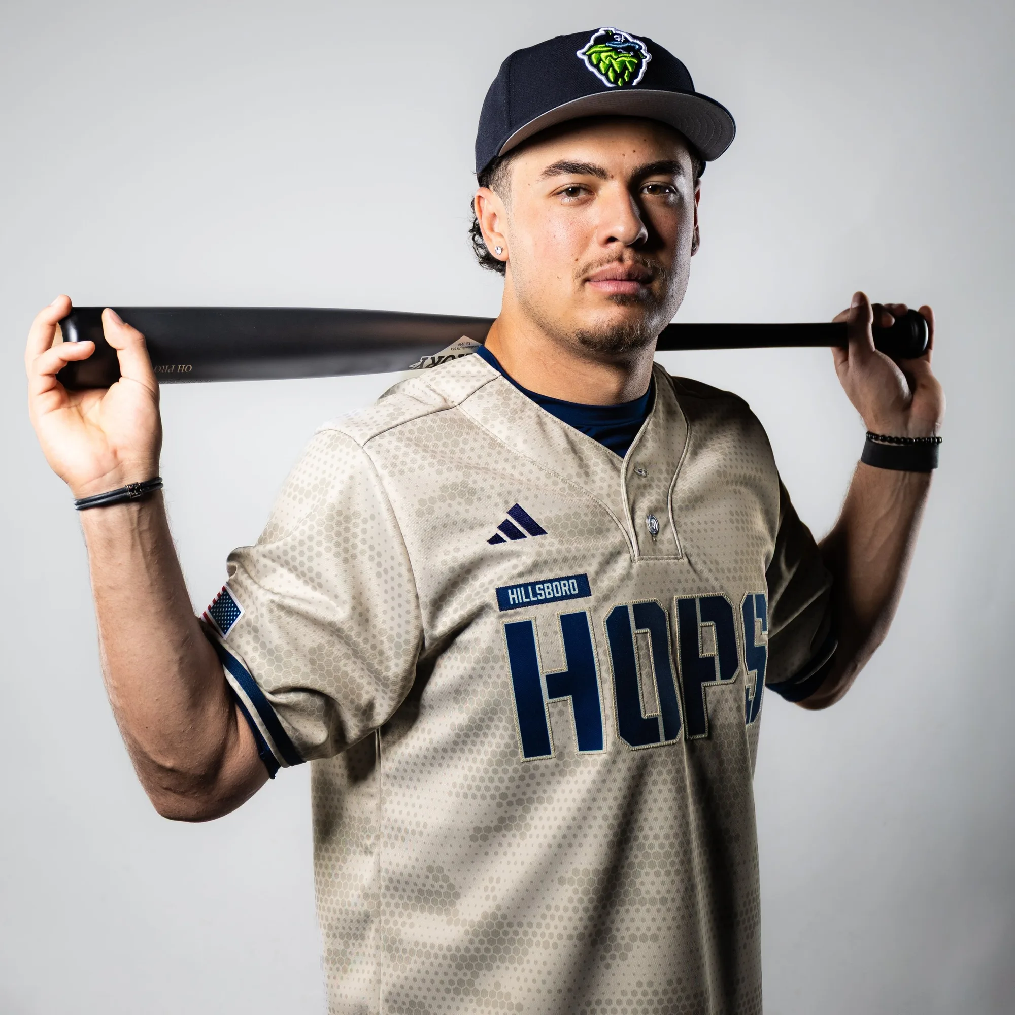 adidas Official Replica Camo Jersey, Hillsboro Hops