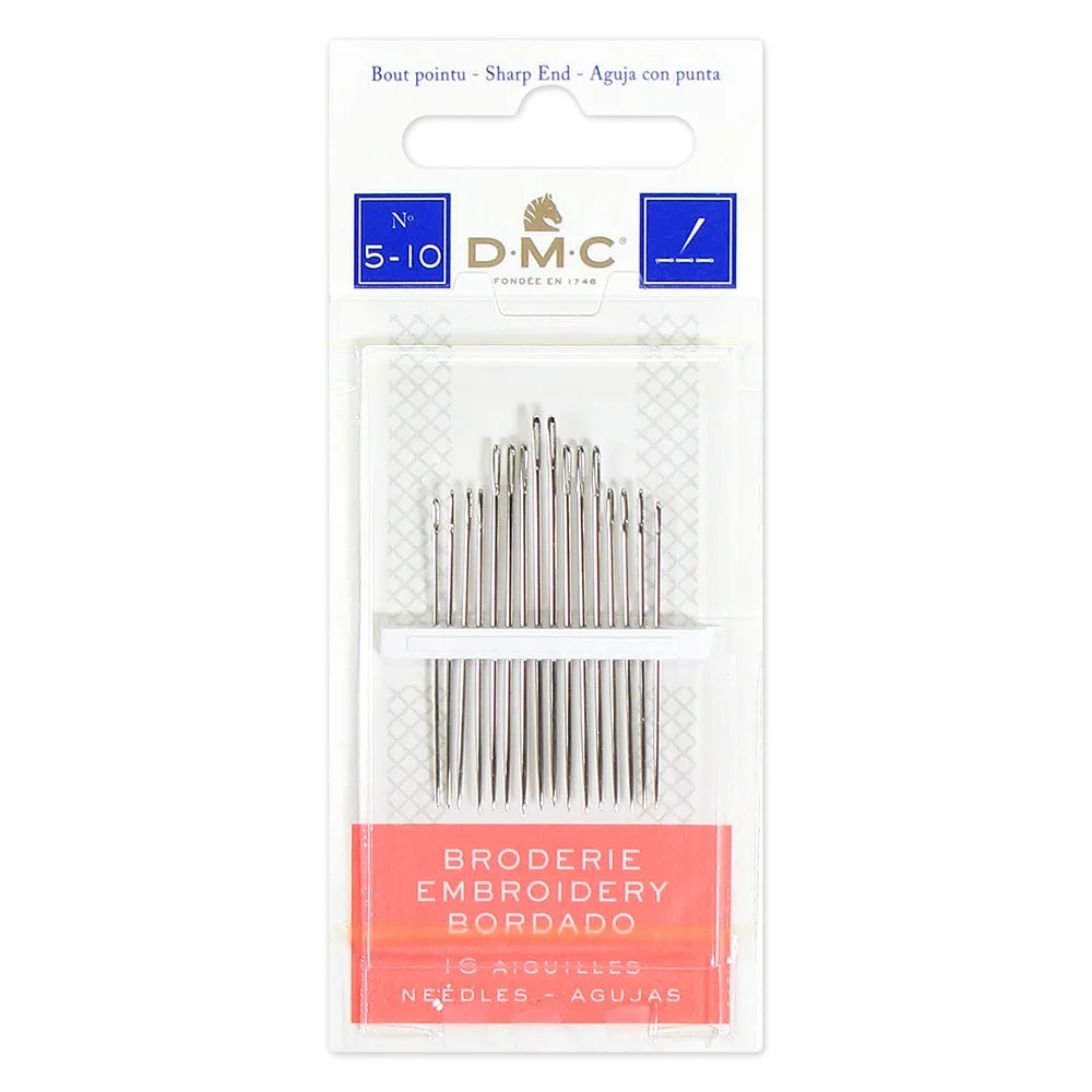 How to Choose the Right Embroidery Needle Size for DMC Floss