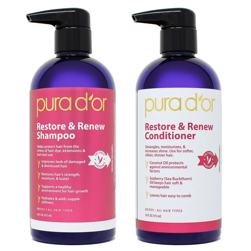 Gold Label vs Restore & Renew: Which Shampoo Set to Choose