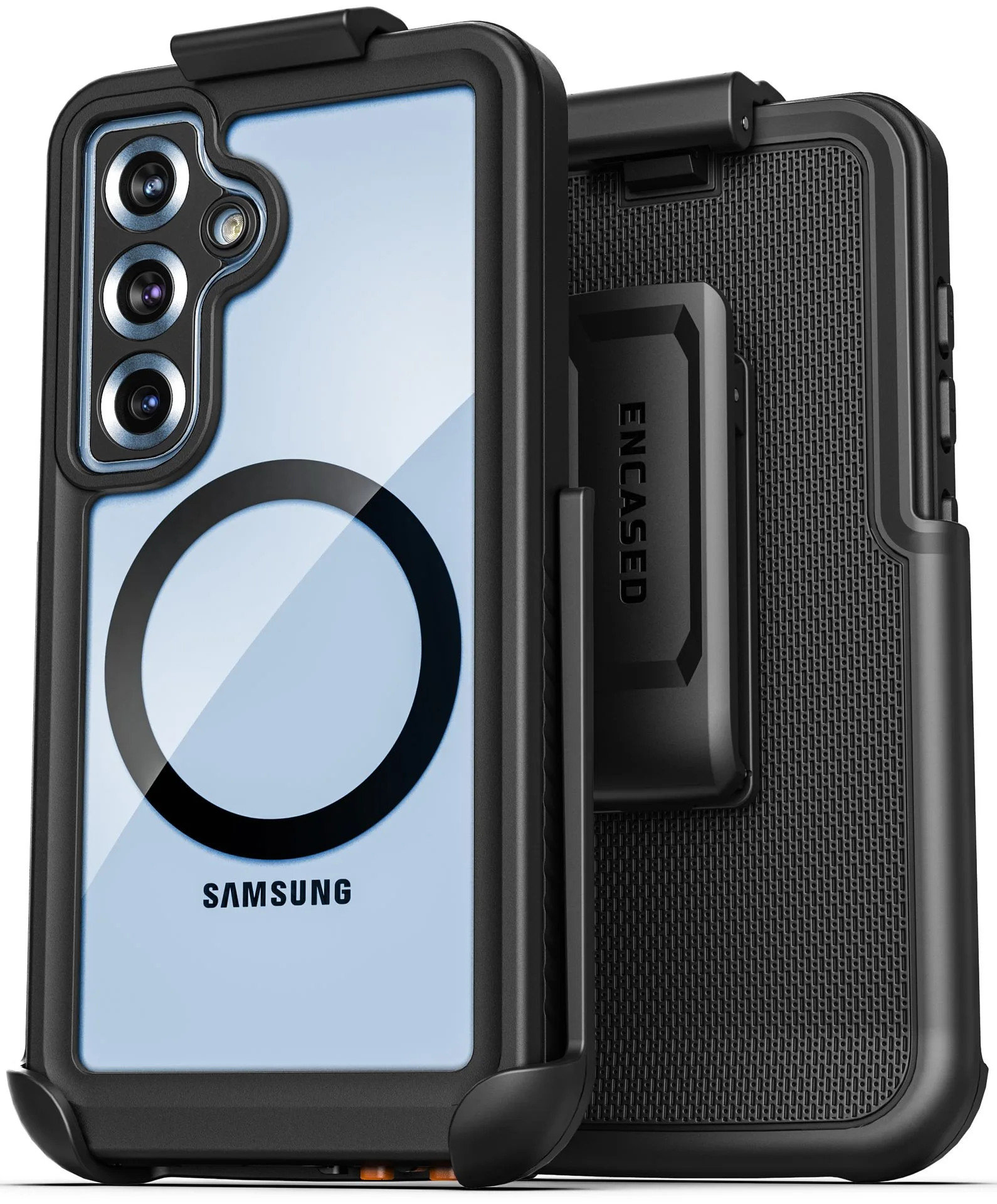 Samsung Galaxy S25 Plus Titan Waterproof Case with Belt Clip Holster - Encased