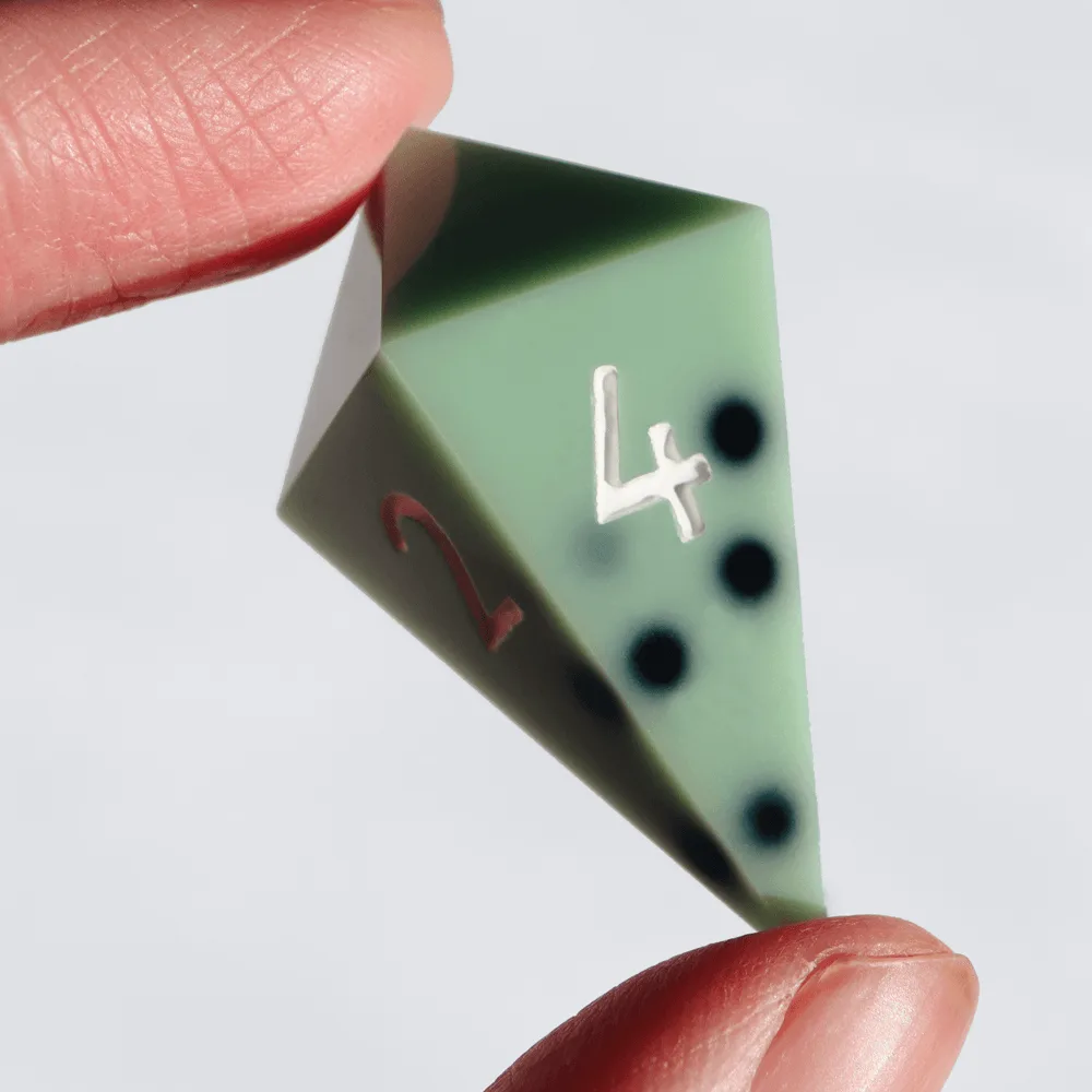 Matcha Boba Crystal D4: Design & Jewelry Use
