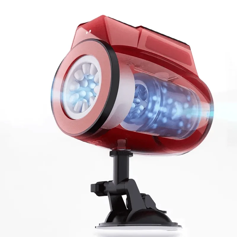XR7 Dual-End Masturbator: Thrusting Rotating Vibrating Guide