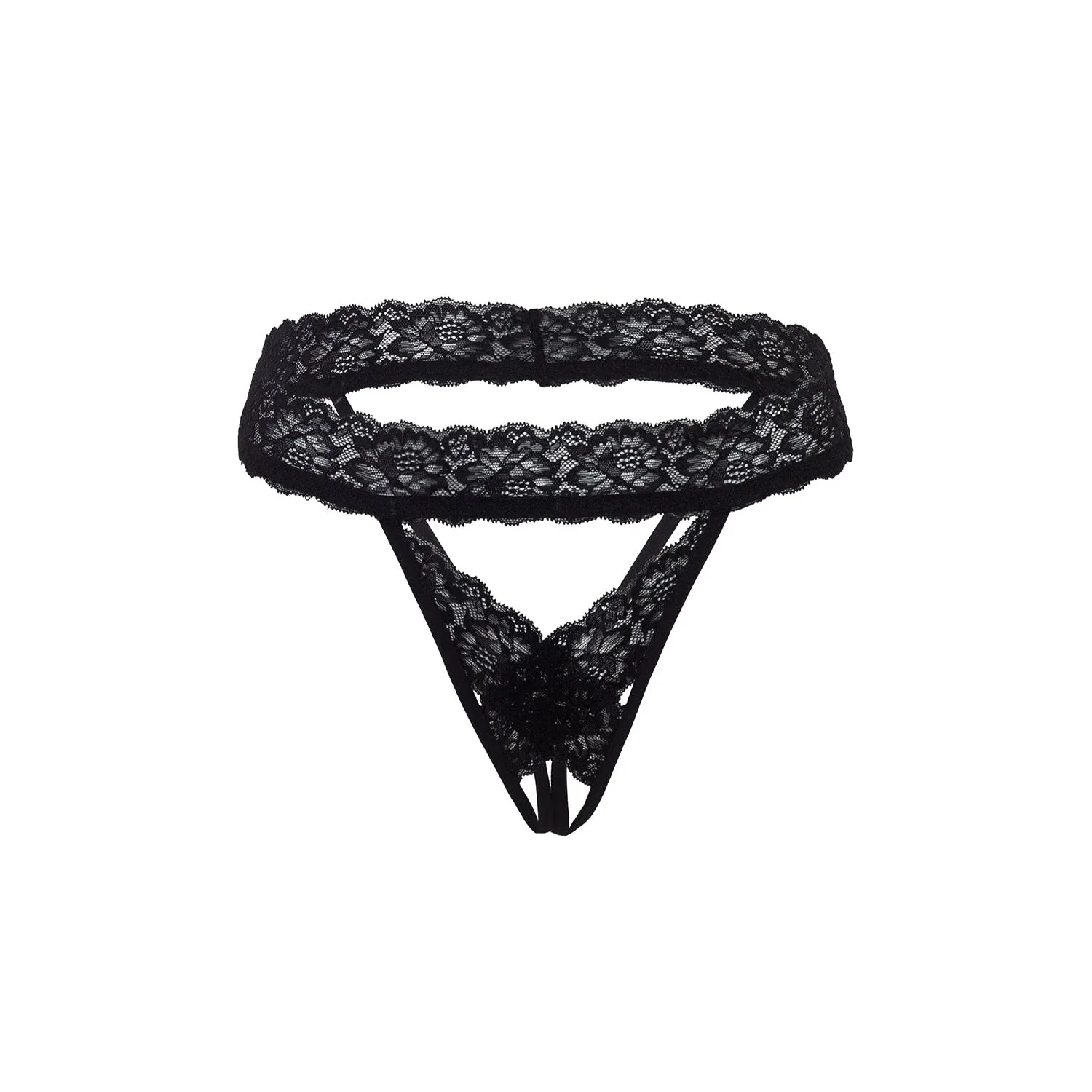 Jessica Lace Crotchless Panty